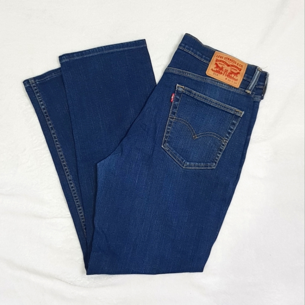 Men's Levis jeans 514 W34 L34 - Picture 3 of 5